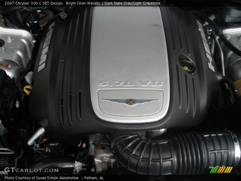 Bright Silver Metallic / Dark Slate Gray/Light Graystone 2007 Chrysler 300 C SRT Design