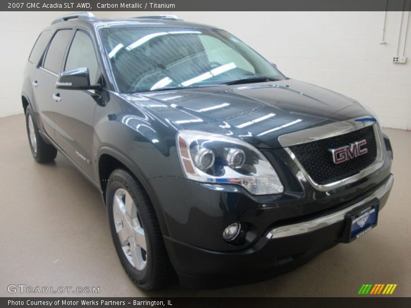 Carbon Metallic / Titanium 2007 GMC Acadia SLT AWD