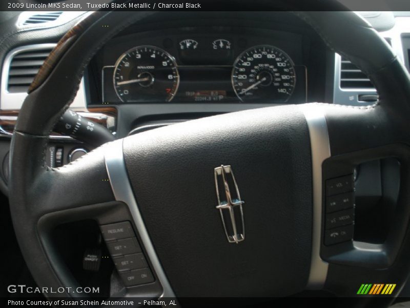 Tuxedo Black Metallic / Charcoal Black 2009 Lincoln MKS Sedan