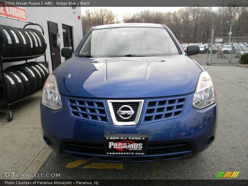 Indigo Blue / Black 2009 Nissan Rogue S AWD