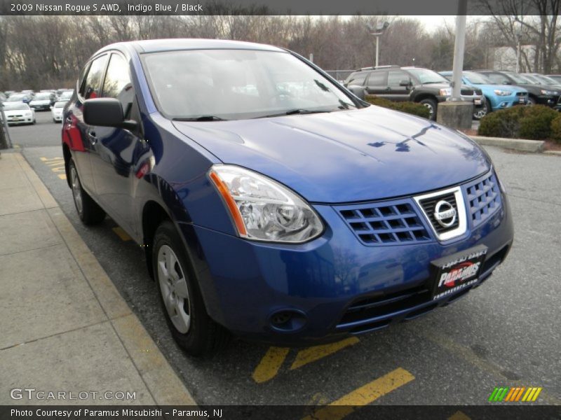 Indigo Blue / Black 2009 Nissan Rogue S AWD