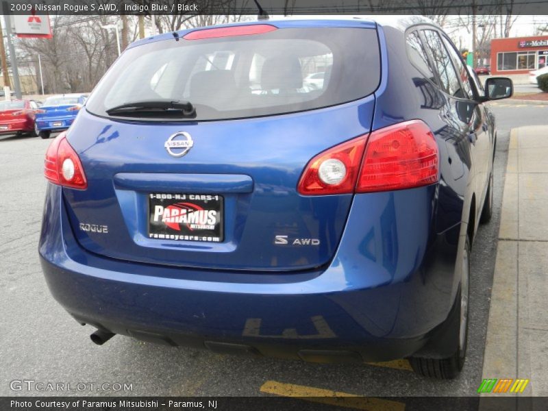 Indigo Blue / Black 2009 Nissan Rogue S AWD