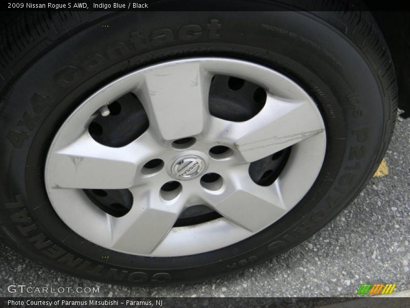 Indigo Blue / Black 2009 Nissan Rogue S AWD