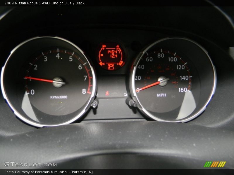 Indigo Blue / Black 2009 Nissan Rogue S AWD
