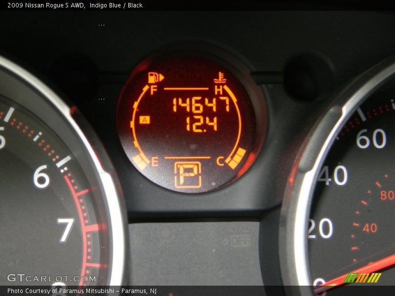 Indigo Blue / Black 2009 Nissan Rogue S AWD