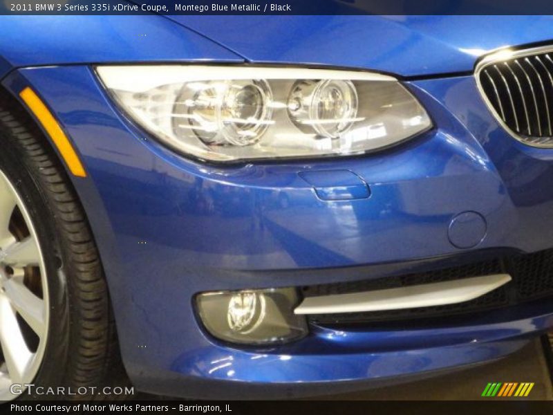 Montego Blue Metallic / Black 2011 BMW 3 Series 335i xDrive Coupe