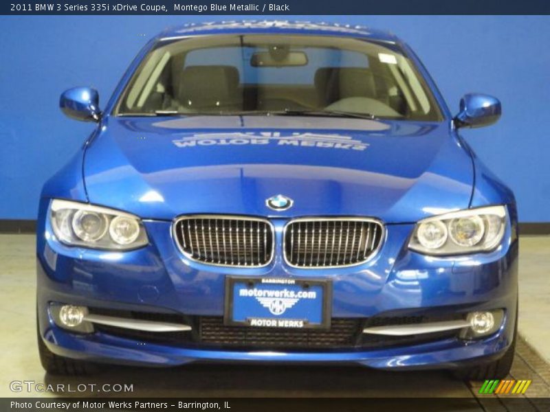 Montego Blue Metallic / Black 2011 BMW 3 Series 335i xDrive Coupe