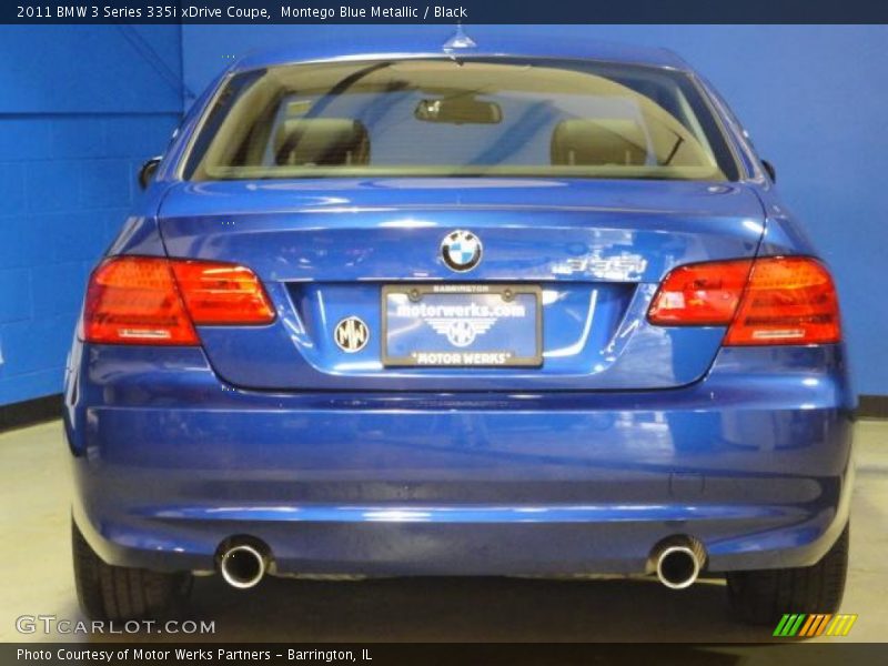 Montego Blue Metallic / Black 2011 BMW 3 Series 335i xDrive Coupe