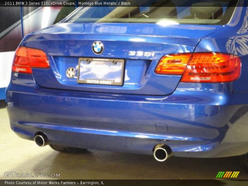Montego Blue Metallic / Black 2011 BMW 3 Series 335i xDrive Coupe