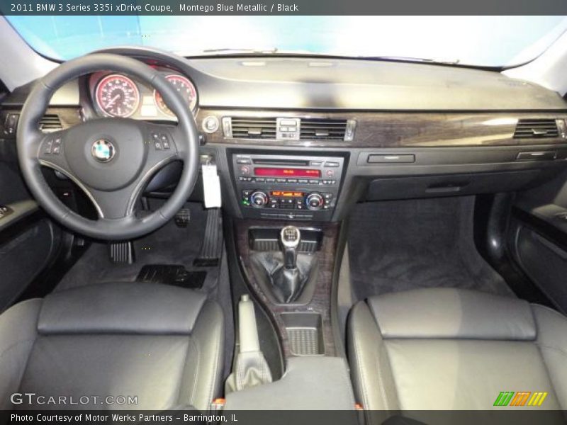 Montego Blue Metallic / Black 2011 BMW 3 Series 335i xDrive Coupe