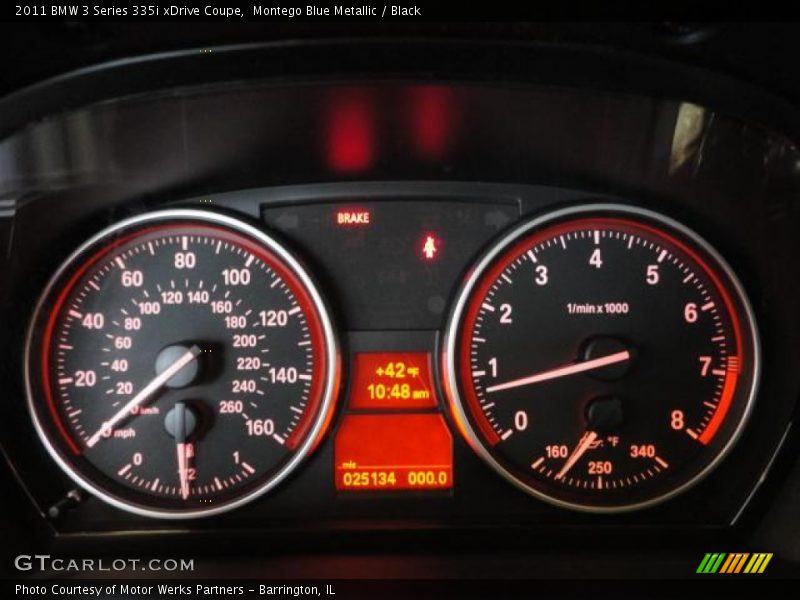  2011 3 Series 335i xDrive Coupe 335i xDrive Coupe Gauges