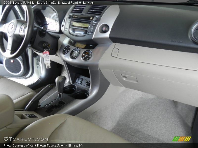 Blizzard Pearl White / Ash 2008 Toyota RAV4 Limited V6 4WD