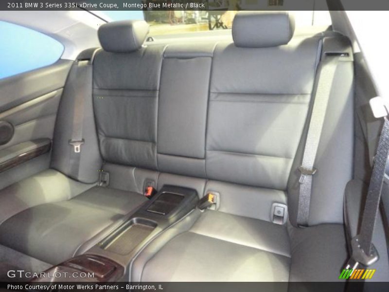 Montego Blue Metallic / Black 2011 BMW 3 Series 335i xDrive Coupe