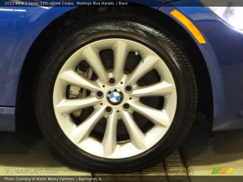 Montego Blue Metallic / Black 2011 BMW 3 Series 335i xDrive Coupe