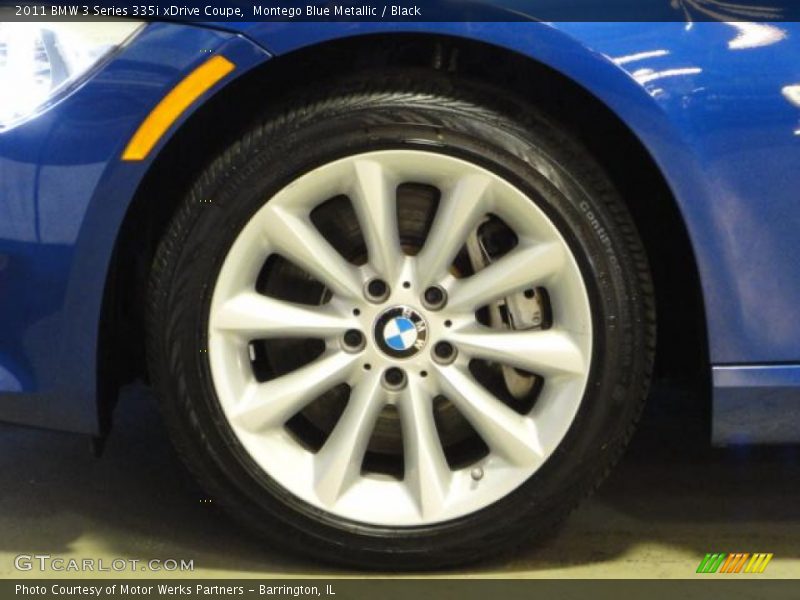 Montego Blue Metallic / Black 2011 BMW 3 Series 335i xDrive Coupe