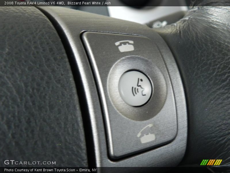 Blizzard Pearl White / Ash 2008 Toyota RAV4 Limited V6 4WD
