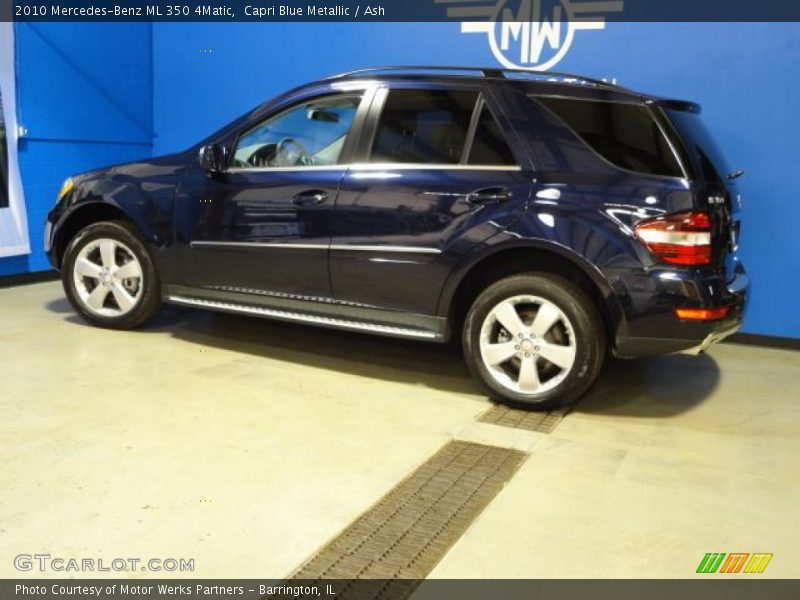 Capri Blue Metallic / Ash 2010 Mercedes-Benz ML 350 4Matic