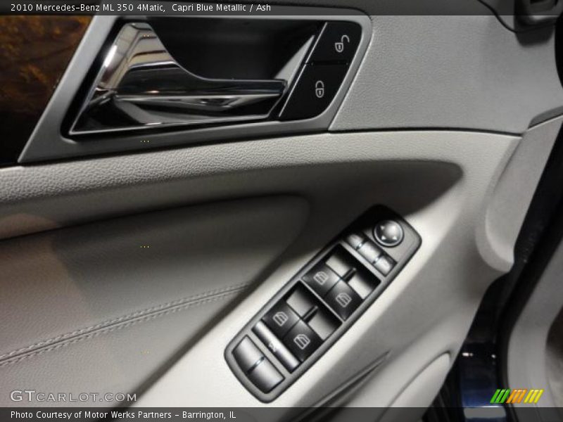 Capri Blue Metallic / Ash 2010 Mercedes-Benz ML 350 4Matic