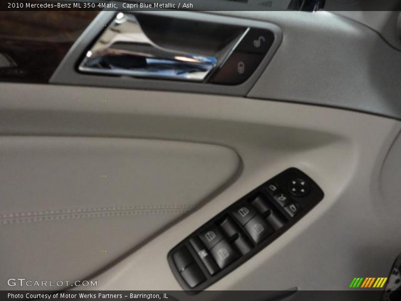 Capri Blue Metallic / Ash 2010 Mercedes-Benz ML 350 4Matic