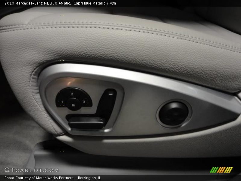 Capri Blue Metallic / Ash 2010 Mercedes-Benz ML 350 4Matic