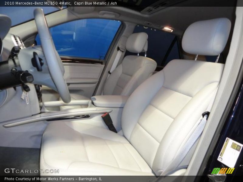Capri Blue Metallic / Ash 2010 Mercedes-Benz ML 350 4Matic