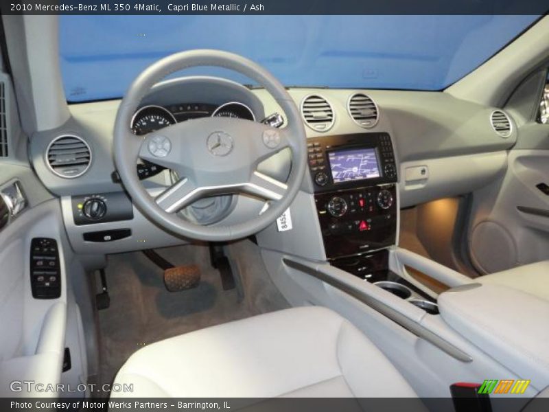 Capri Blue Metallic / Ash 2010 Mercedes-Benz ML 350 4Matic