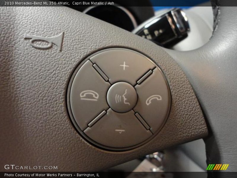 Capri Blue Metallic / Ash 2010 Mercedes-Benz ML 350 4Matic