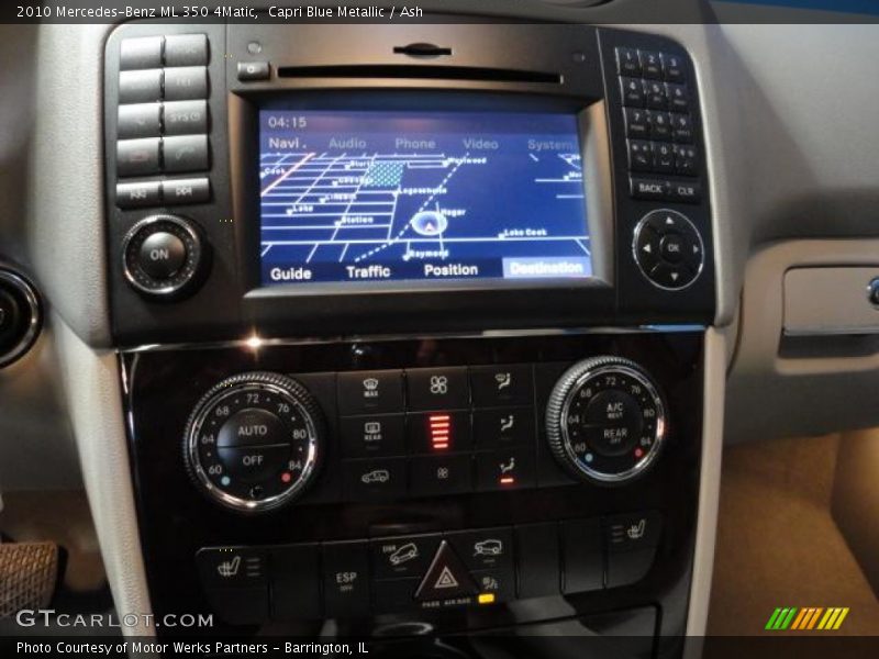 Capri Blue Metallic / Ash 2010 Mercedes-Benz ML 350 4Matic