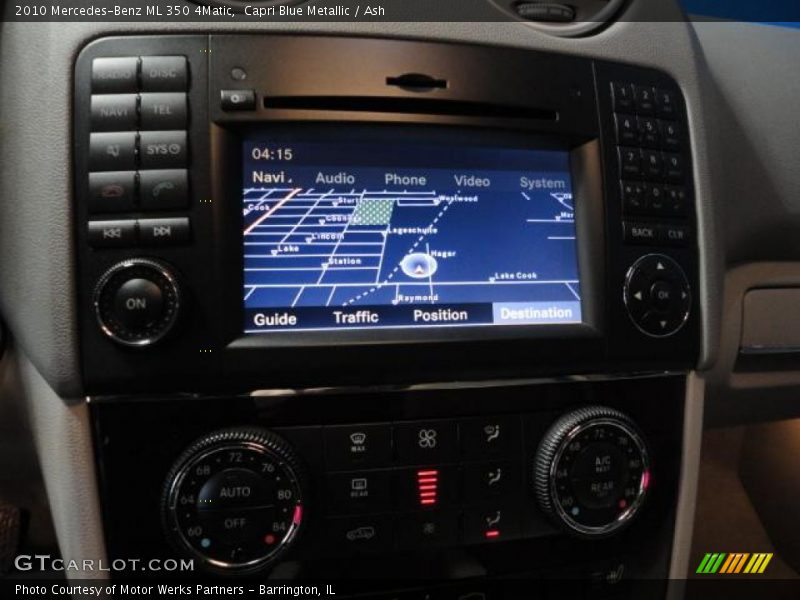 Capri Blue Metallic / Ash 2010 Mercedes-Benz ML 350 4Matic