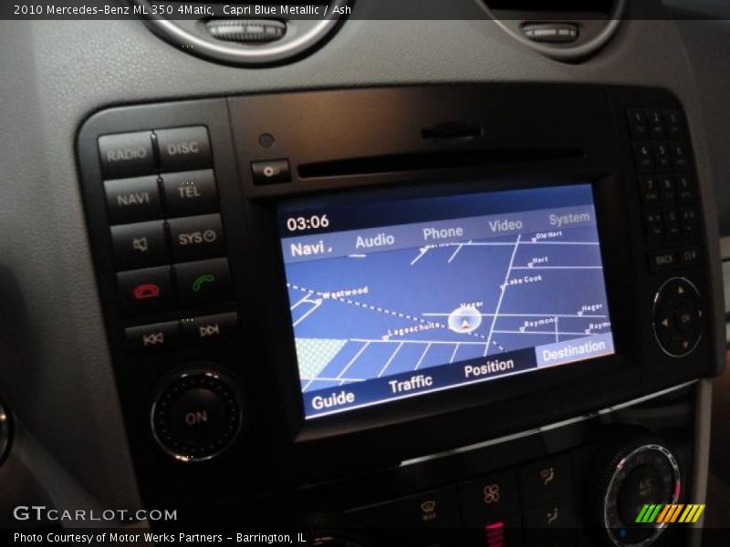 Capri Blue Metallic / Ash 2010 Mercedes-Benz ML 350 4Matic