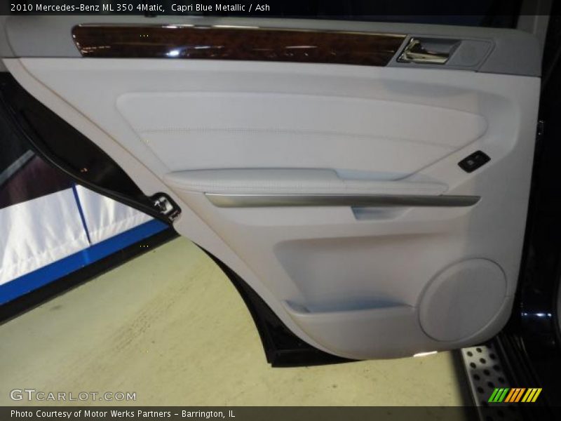 Capri Blue Metallic / Ash 2010 Mercedes-Benz ML 350 4Matic