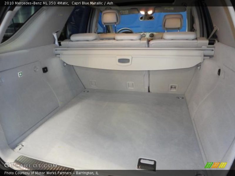 Capri Blue Metallic / Ash 2010 Mercedes-Benz ML 350 4Matic