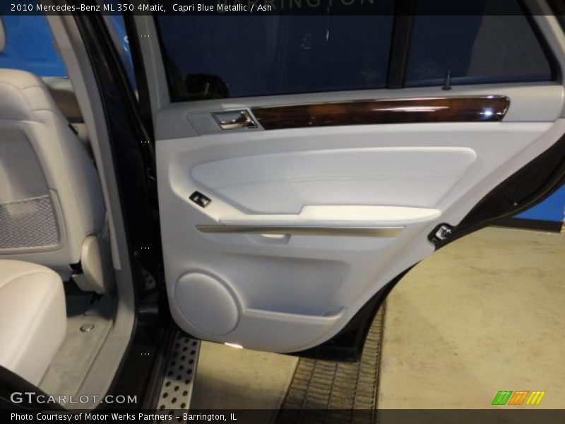 Capri Blue Metallic / Ash 2010 Mercedes-Benz ML 350 4Matic