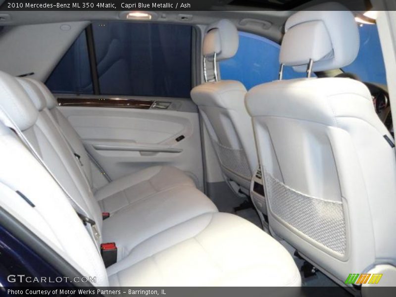 Capri Blue Metallic / Ash 2010 Mercedes-Benz ML 350 4Matic