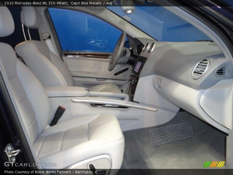 Capri Blue Metallic / Ash 2010 Mercedes-Benz ML 350 4Matic