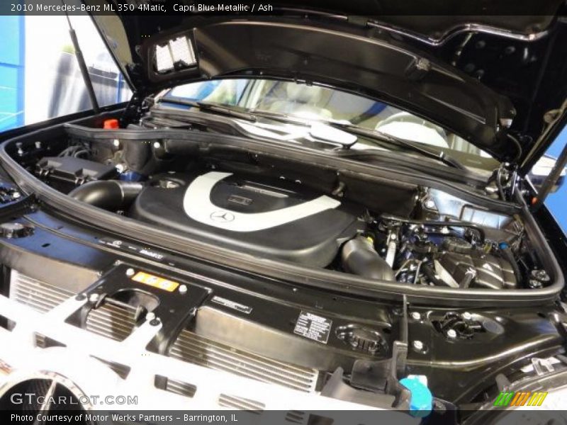 Capri Blue Metallic / Ash 2010 Mercedes-Benz ML 350 4Matic