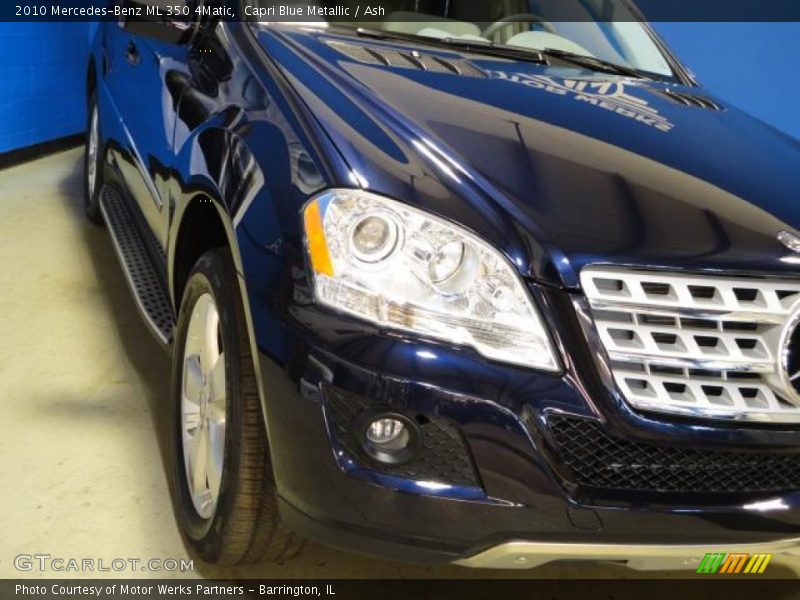 Capri Blue Metallic / Ash 2010 Mercedes-Benz ML 350 4Matic