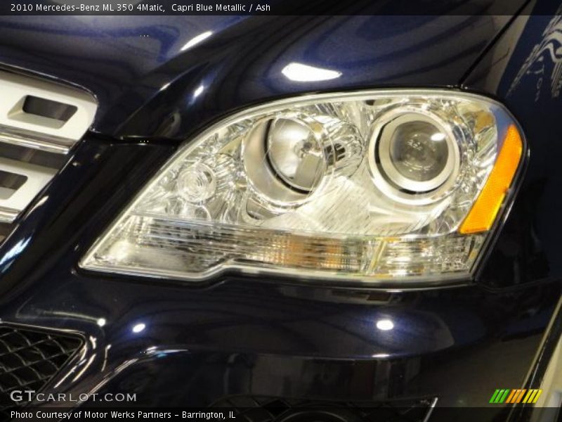 Capri Blue Metallic / Ash 2010 Mercedes-Benz ML 350 4Matic