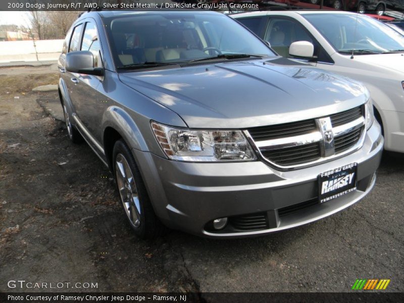 Silver Steel Metallic / Dark Slate Gray/Light Graystone 2009 Dodge Journey R/T AWD