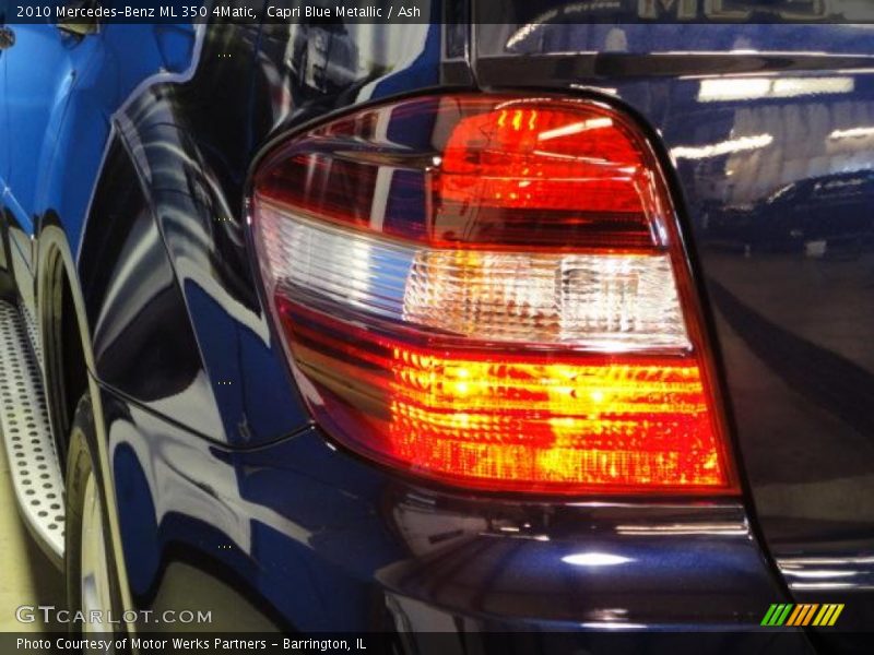 Capri Blue Metallic / Ash 2010 Mercedes-Benz ML 350 4Matic