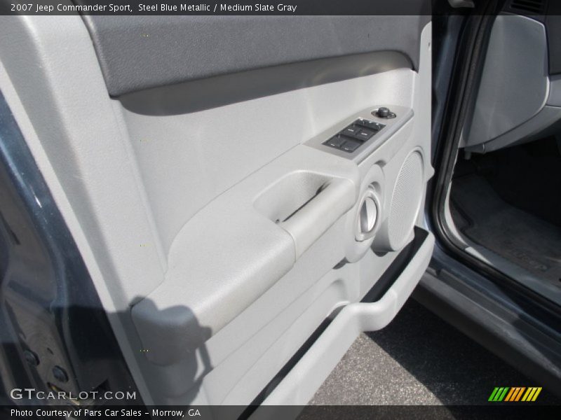 Steel Blue Metallic / Medium Slate Gray 2007 Jeep Commander Sport