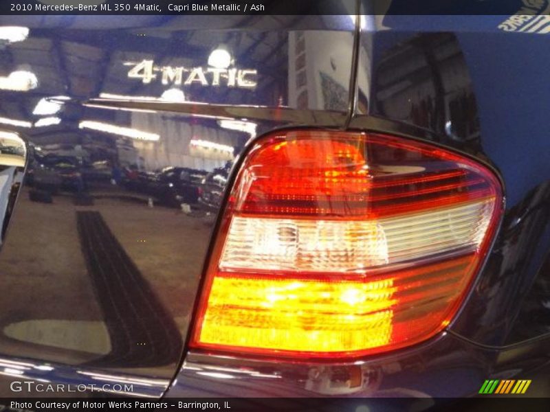 Capri Blue Metallic / Ash 2010 Mercedes-Benz ML 350 4Matic