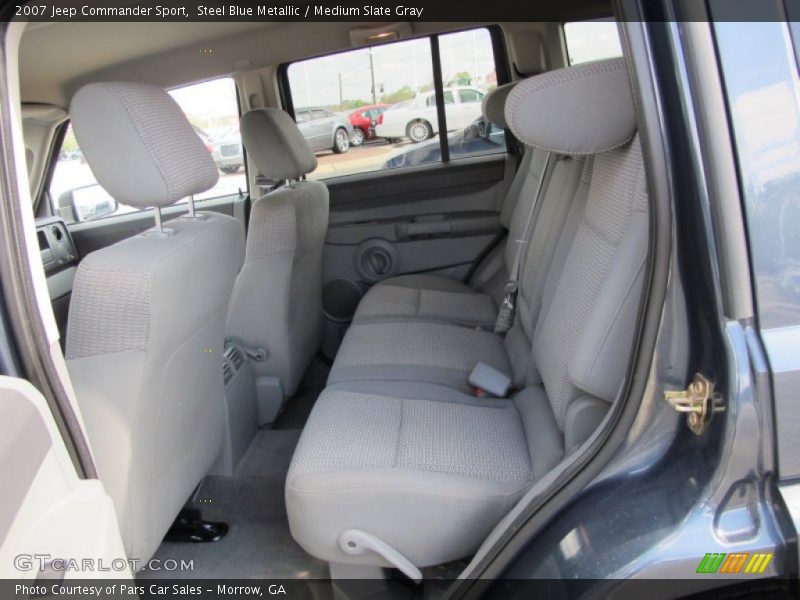 Steel Blue Metallic / Medium Slate Gray 2007 Jeep Commander Sport