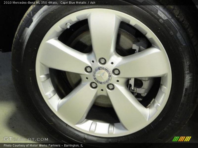Capri Blue Metallic / Ash 2010 Mercedes-Benz ML 350 4Matic