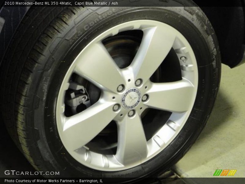 Capri Blue Metallic / Ash 2010 Mercedes-Benz ML 350 4Matic