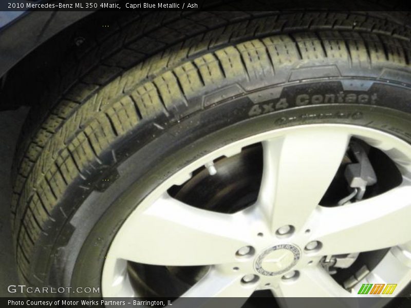 Capri Blue Metallic / Ash 2010 Mercedes-Benz ML 350 4Matic