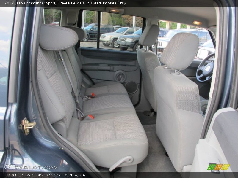 Steel Blue Metallic / Medium Slate Gray 2007 Jeep Commander Sport
