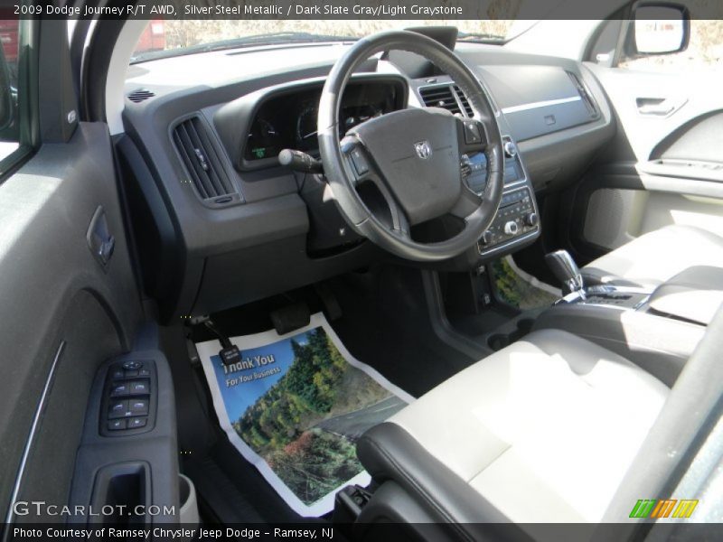 Silver Steel Metallic / Dark Slate Gray/Light Graystone 2009 Dodge Journey R/T AWD