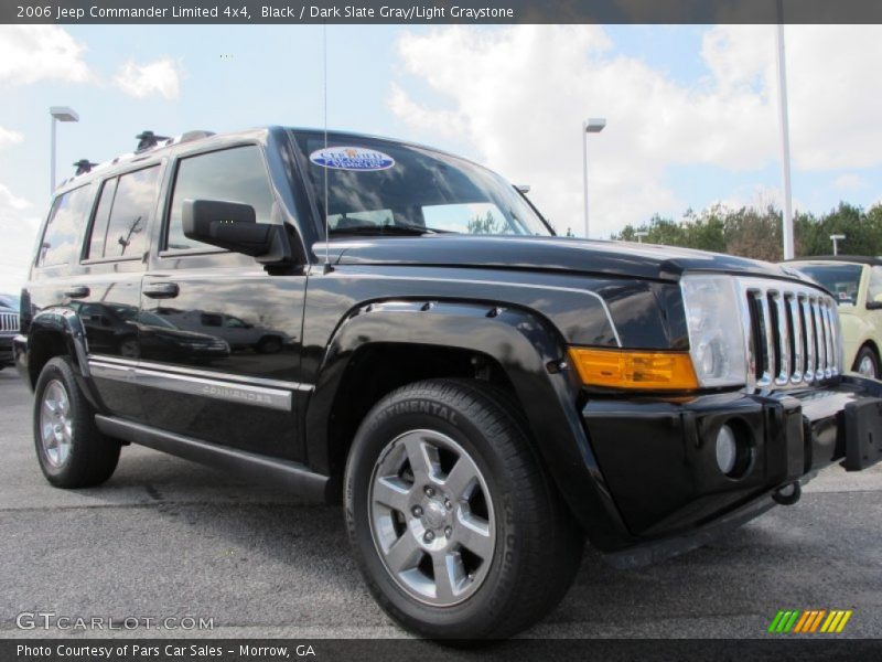 Black / Dark Slate Gray/Light Graystone 2006 Jeep Commander Limited 4x4