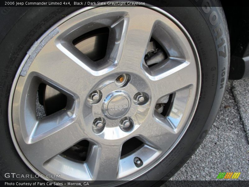 Black / Dark Slate Gray/Light Graystone 2006 Jeep Commander Limited 4x4